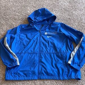 Nike USAFA blue hooded windbreaker size XL